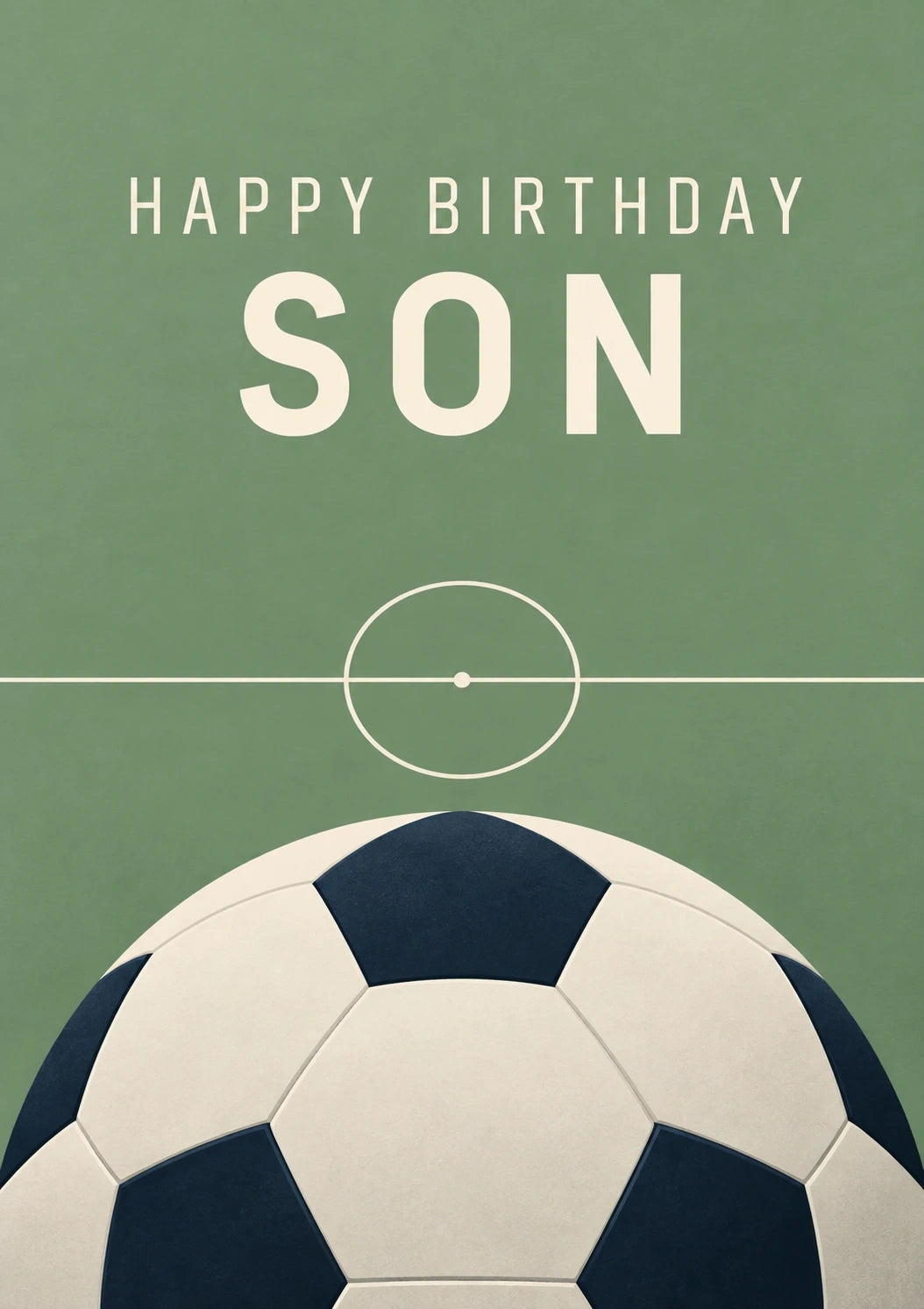 Birthdays - Personalised Card — with punch holes