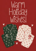Load image into Gallery viewer, Christmas - Personalised Card — with punch holes
