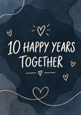 Load image into Gallery viewer, Anniversary - Personalised Card — with punch holes
