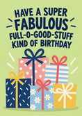 Load image into Gallery viewer, Birthdays - Personalised Card — with punch holes
