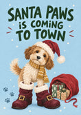 Load image into Gallery viewer, Christmas - Personalised Card — with punch holes
