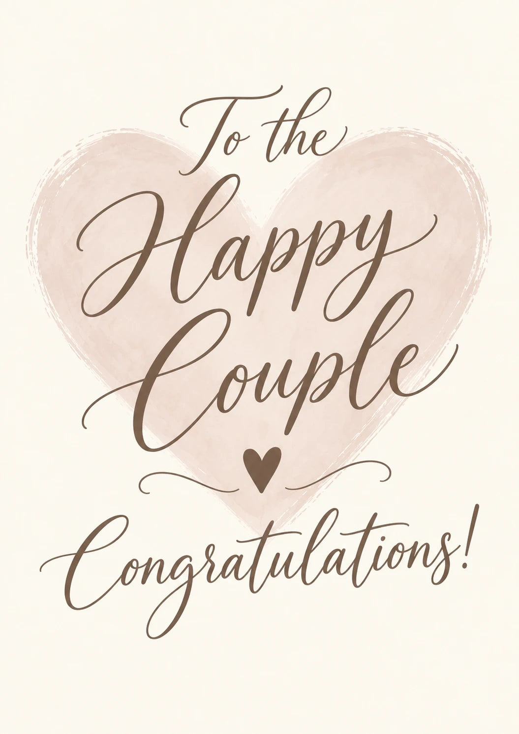 Weddings - Personalised Card — with punch holes