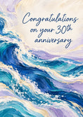 Load image into Gallery viewer, Anniversary - Personalised Card — with punch holes
