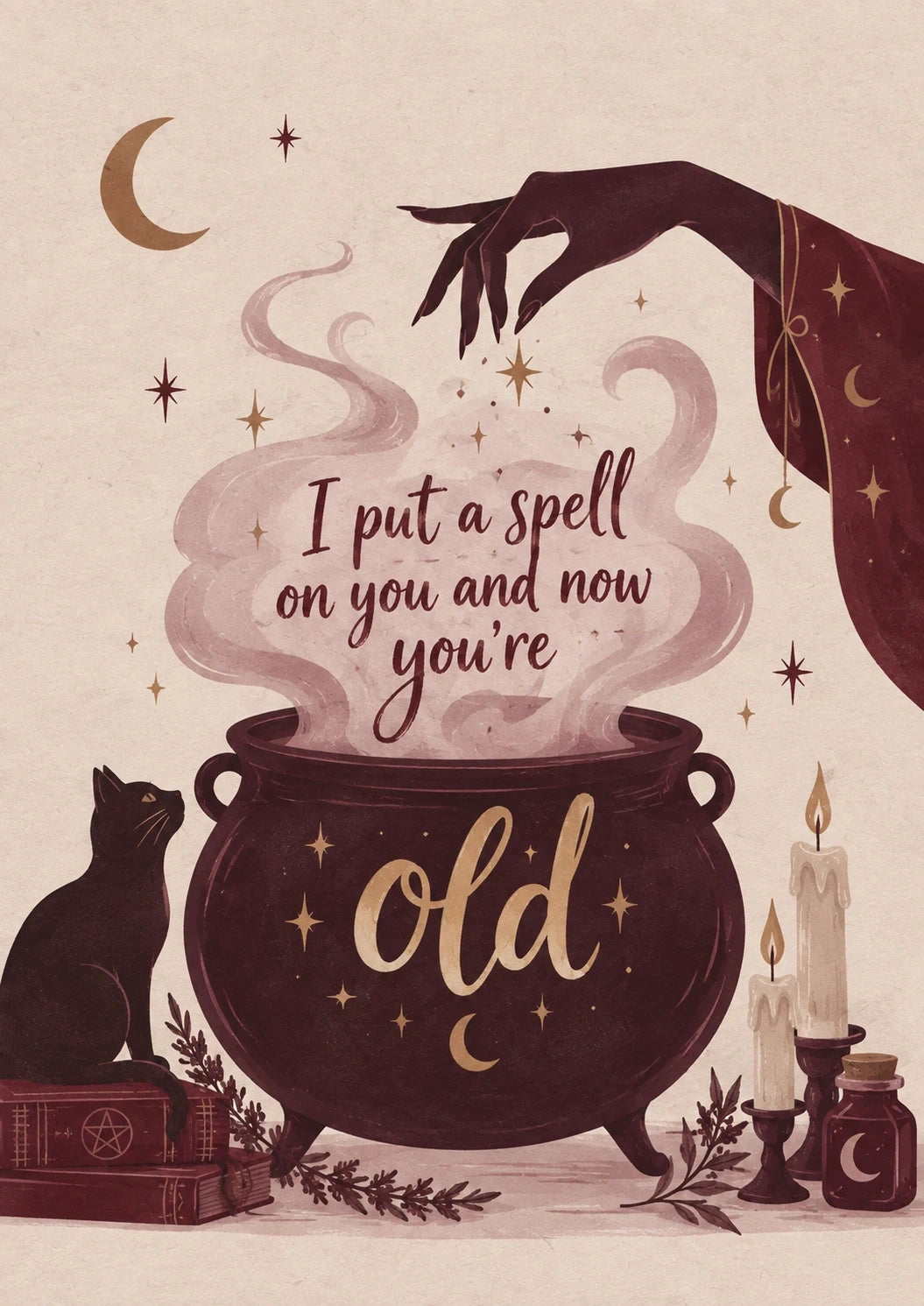 Halloween - Personalised Card — with punch holes