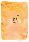 Load image into Gallery viewer, Halloween - Personalised Card — with punch holes
