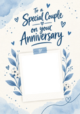 Load image into Gallery viewer, Anniversary - Personalised Card — with punch holes

