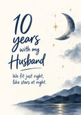 Load image into Gallery viewer, Anniversary - Personalised Card — with punch holes
