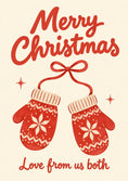 Load image into Gallery viewer, Christmas - Personalised Card — with punch holes

