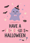 Load image into Gallery viewer, Halloween - Personalised Card — with punch holes
