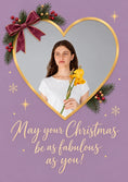 Load image into Gallery viewer, Christmas - Personalised Card — with punch holes
