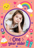 Load image into Gallery viewer, Birthdays - Personalised Card — with punch holes
