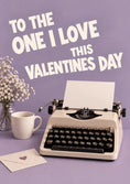 Load image into Gallery viewer, Valentine's day - Personalised Card — with punch holes
