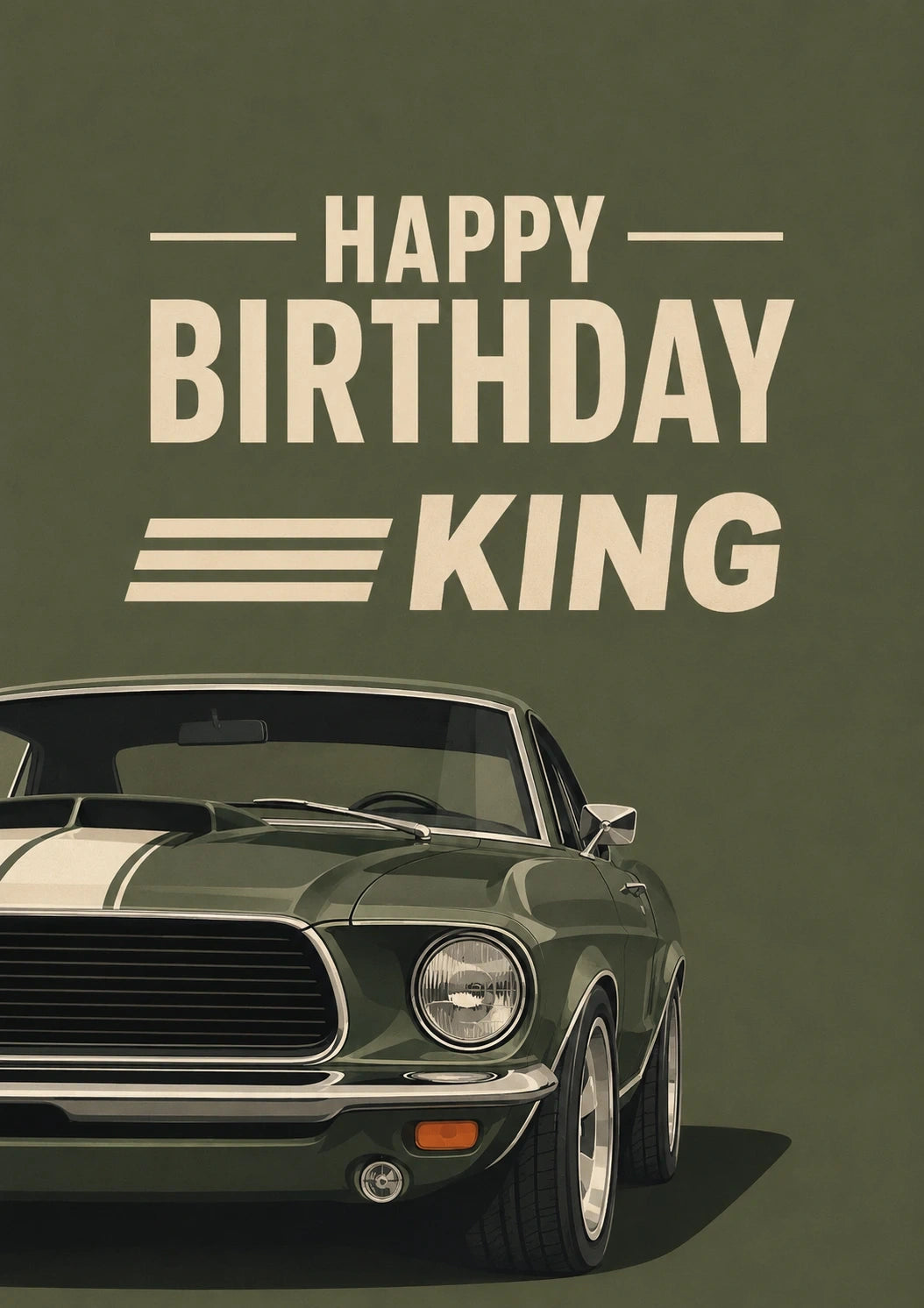 Birthdays - Personalised Card — with punch holes