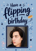 Load image into Gallery viewer, Birthdays - Personalised Card — with punch holes
