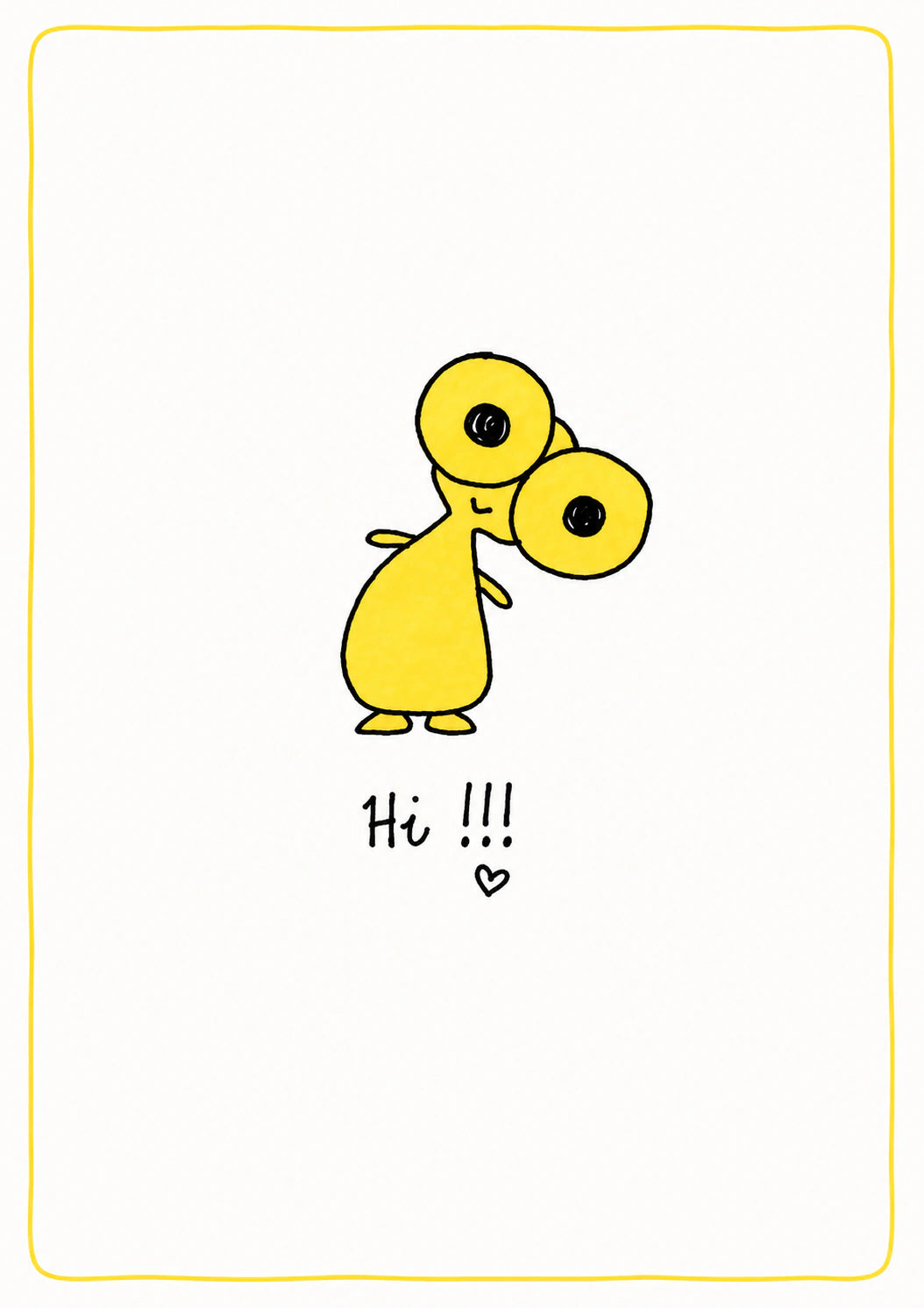 Just Because - Personalised Card — with punch holes
