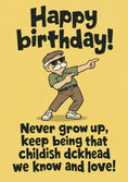 Load image into Gallery viewer, Funny Never Grow Up Dancing Grandad 90th Birthday Card for Him
