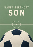 Load image into Gallery viewer, Football Pitch Centre Circle Birthday Card for Him
