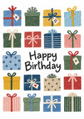 Load image into Gallery viewer, Colourful Illustrated Gift Boxes 21st Birthday Card for Him
