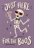 Load image into Gallery viewer, Funny Dancing Skeleton Boos Halloween Card for Him
