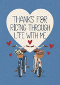 Load image into Gallery viewer, Riding Through Life With Me Cycling Valentine's Day Card for Boyfriend
