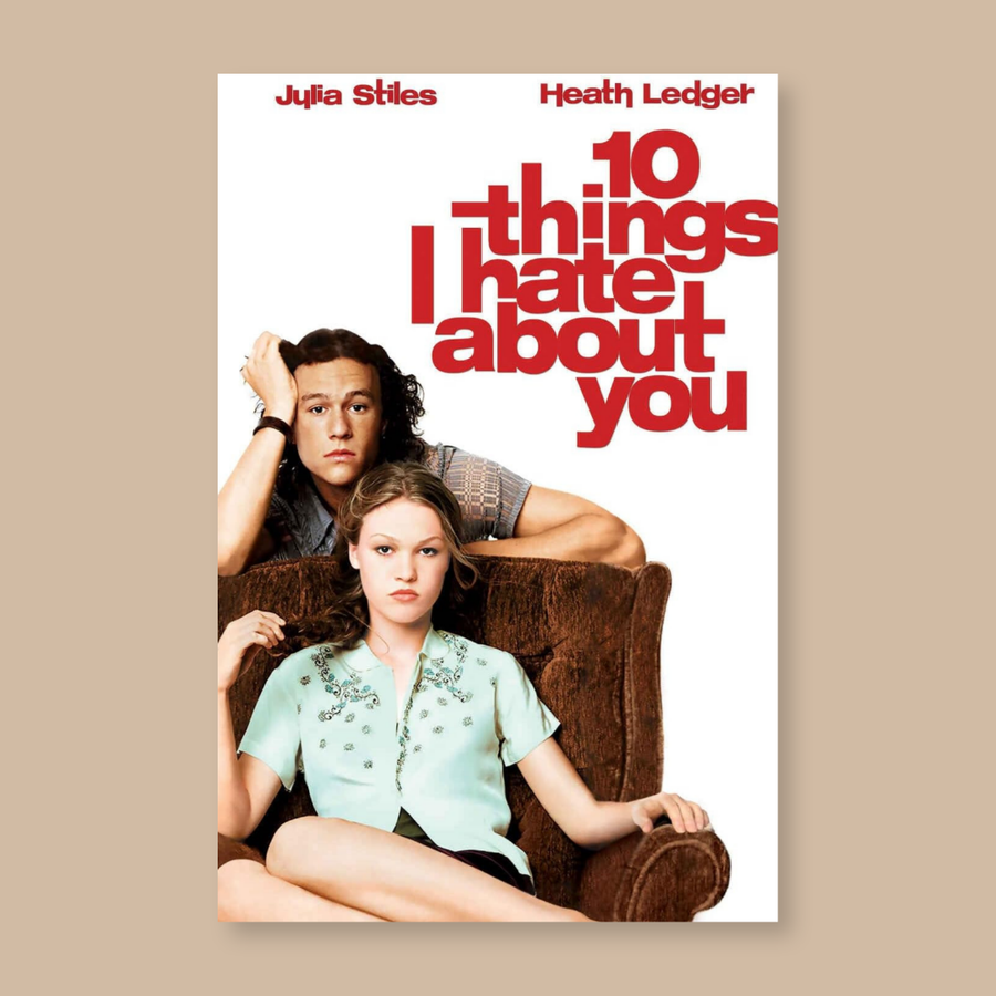 10 Things I Hate About You A3 Movie Poster – Glossy Finish