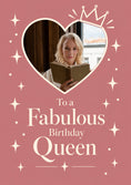 Load image into Gallery viewer, Fabulous Birthday Queen Photo Upload Birthday Card for Her
