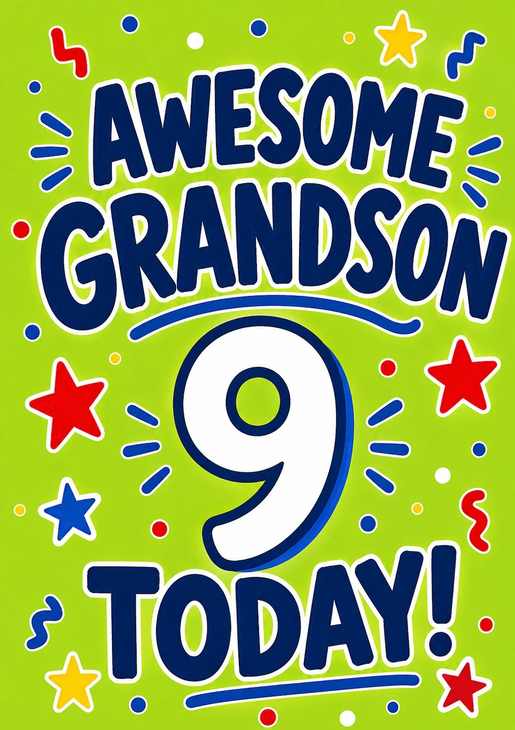 Birthdays - Personalised Card — with punch holes