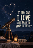 Load image into Gallery viewer, Valentine's day - Personalised Card — with punch holes
