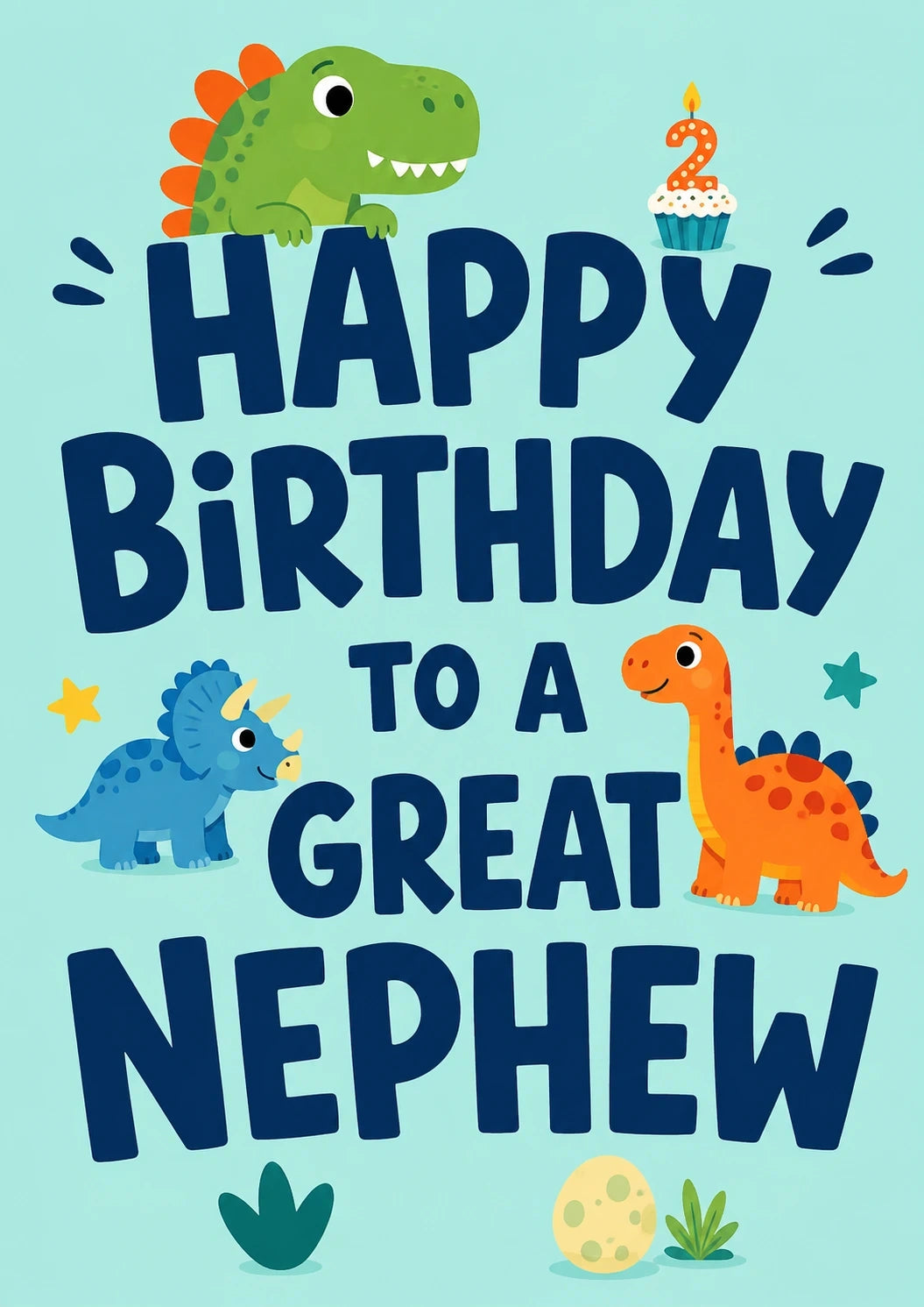 Birthdays - Personalised Card — with punch holes