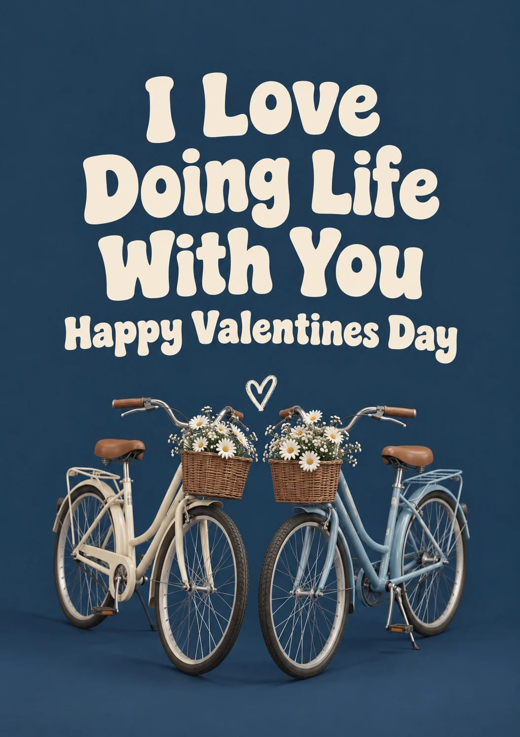 Valentine's day - Personalised Card — with punch holes