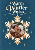Load image into Gallery viewer, Christmas - Personalised Card — with punch holes
