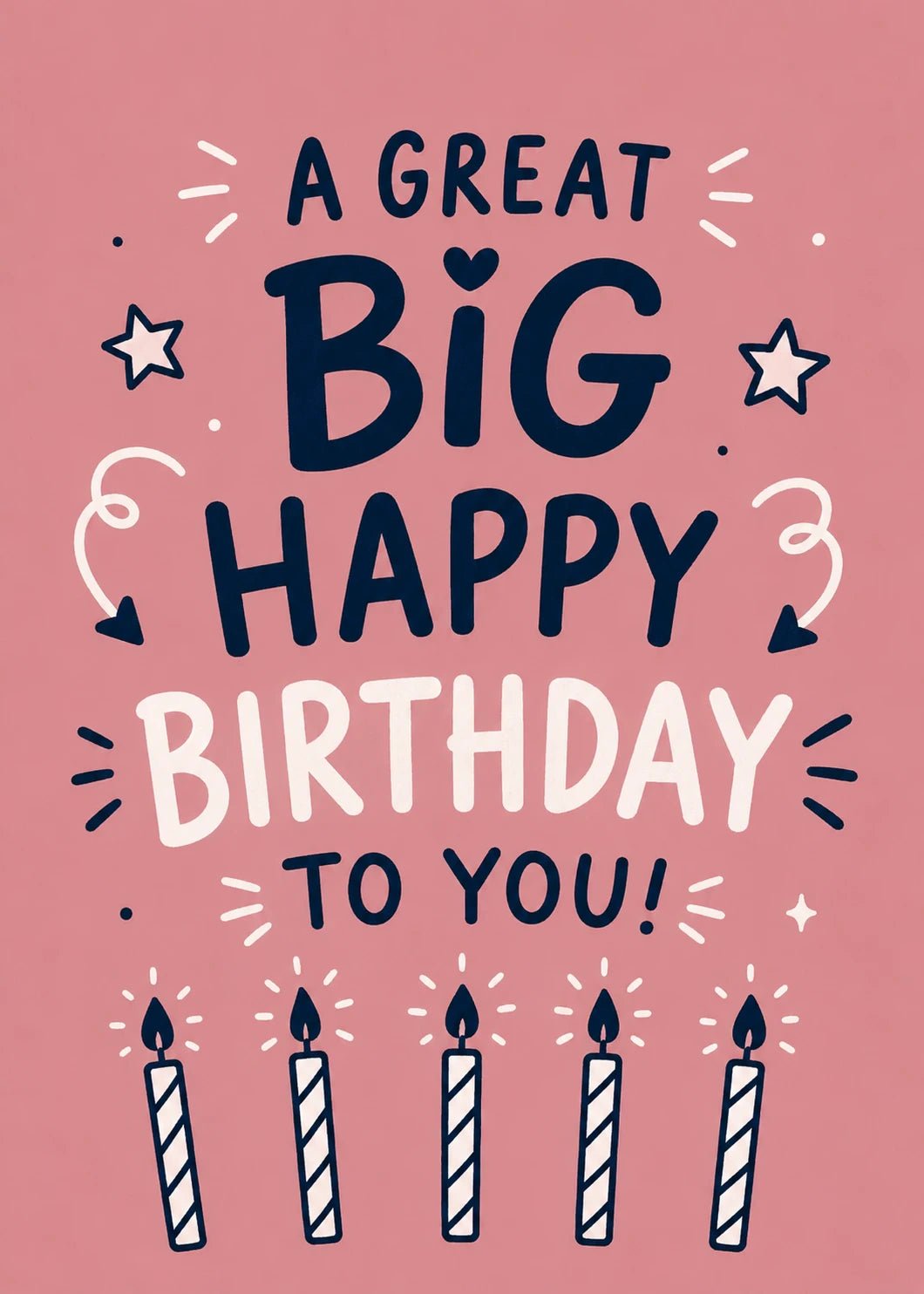 Birthdays - Personalised Card
