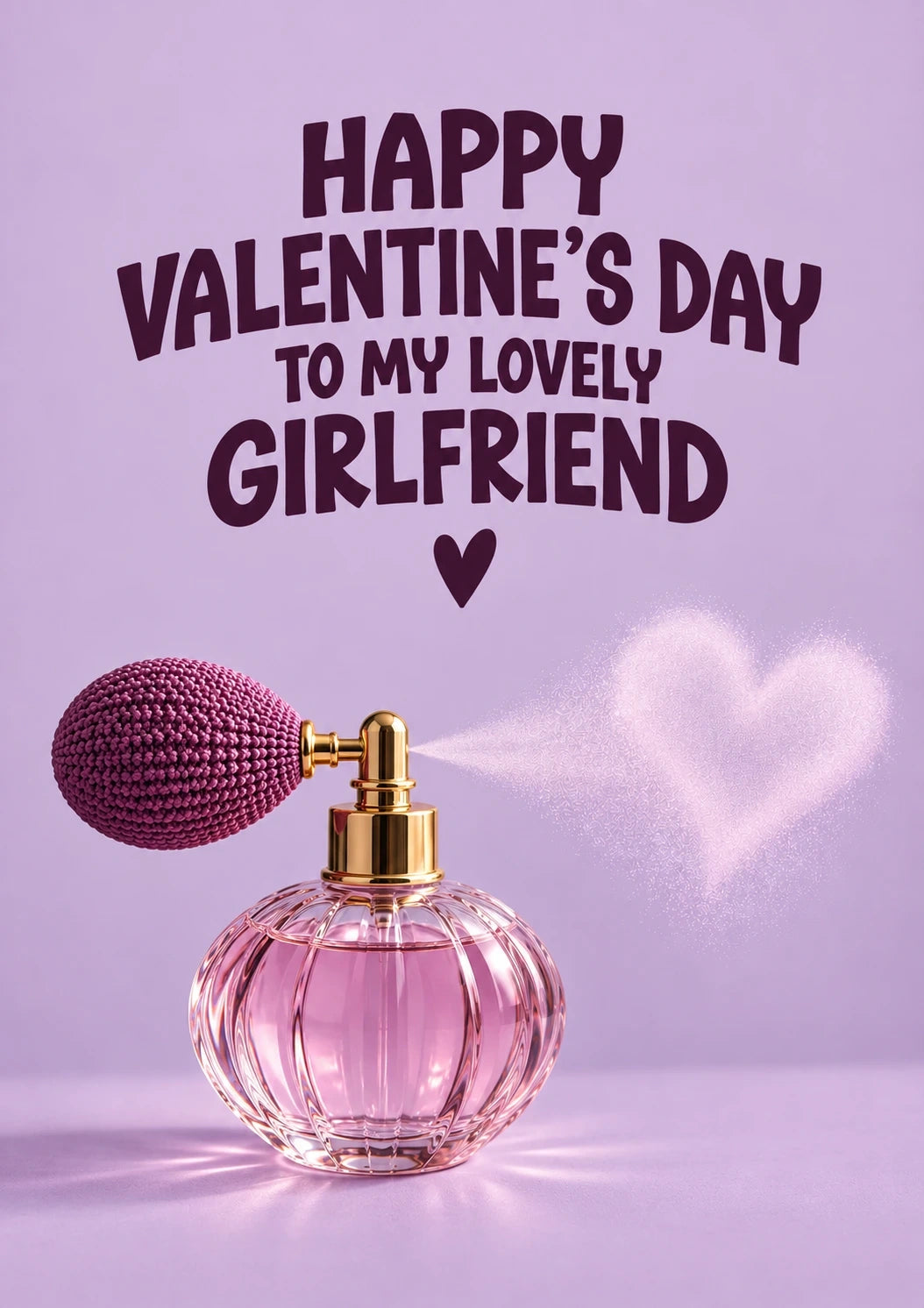 Valentine's day - Personalised Card — with punch holes