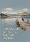 Load image into Gallery viewer, Heartfelt Lake Dock Scene Birthday Card for Father in Law
