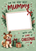 Load image into Gallery viewer, Christmas - Personalised Card — with punch holes
