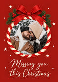 Load image into Gallery viewer, Christmas - Personalised Card — with punch holes
