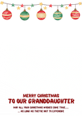 Load image into Gallery viewer, Christmas - Personalised Card — with punch holes
