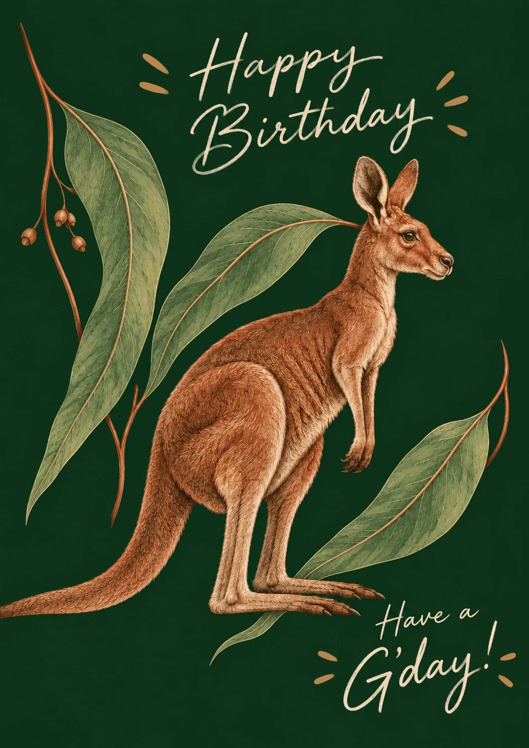 Birthdays - Personalised Card — with punch holes