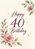 Load image into Gallery viewer, Birthdays - Personalised Card — with punch holes
