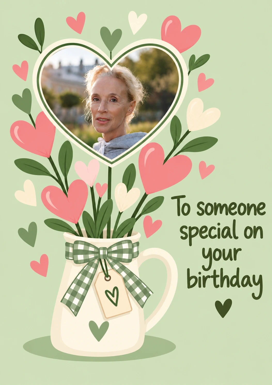 Birthdays - Personalised Card — with punch holes