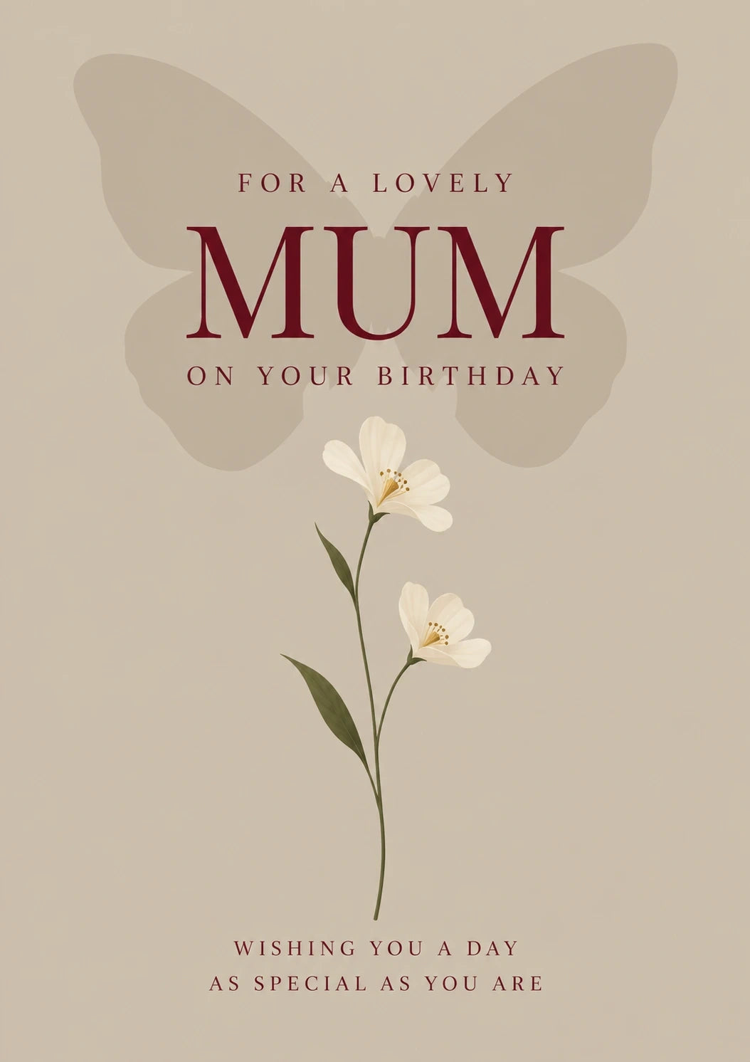 Birthdays - Personalised Card — with punch holes