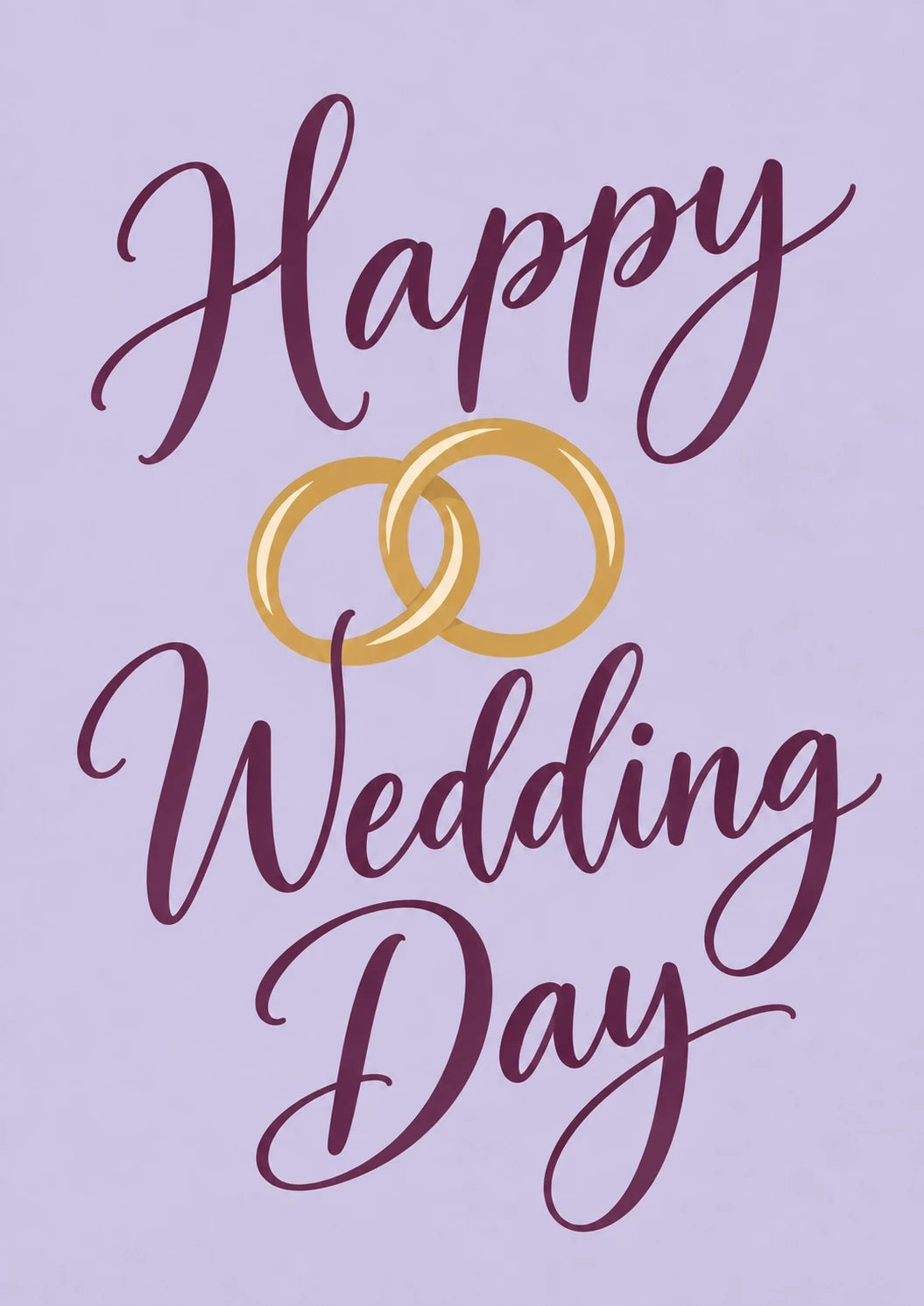 Weddings - Personalised Card — with punch holes