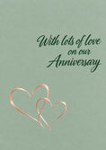 Load image into Gallery viewer, Anniversary - Personalised Card — with punch holes
