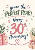 Load image into Gallery viewer, Anniversary - Personalised Card — with punch holes
