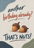 Load image into Gallery viewer, Birthdays - Personalised Card — with punch holes
