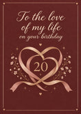 Load image into Gallery viewer, Birthdays - Personalised Card — with punch holes
