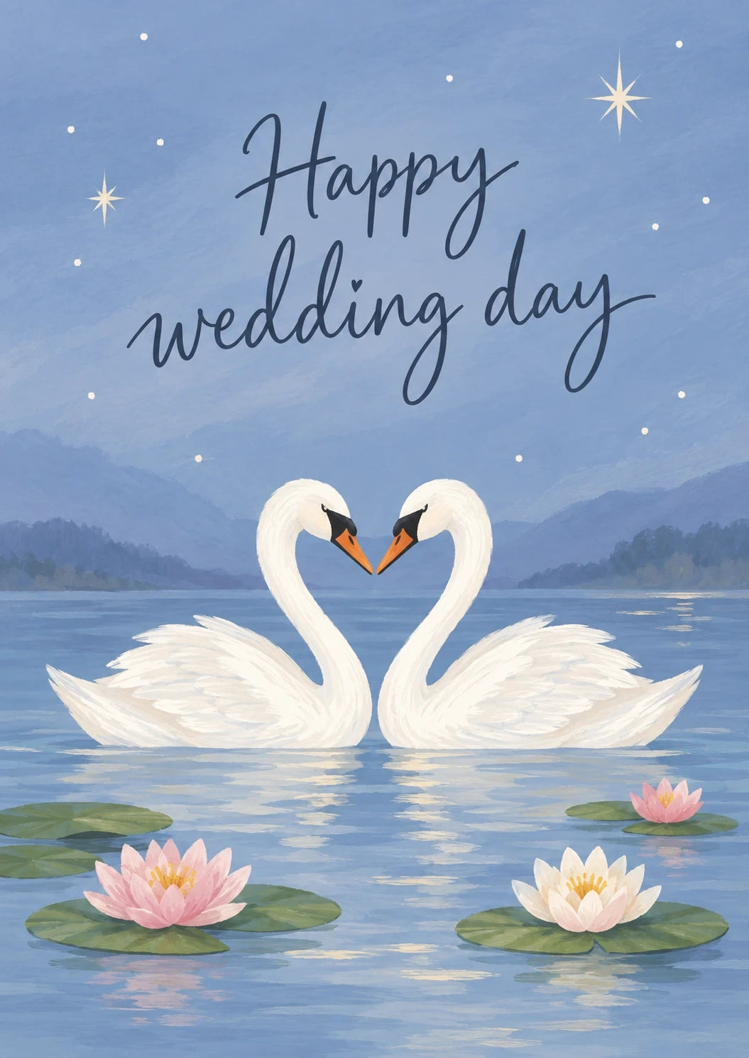 Weddings - Personalised Card — with punch holes