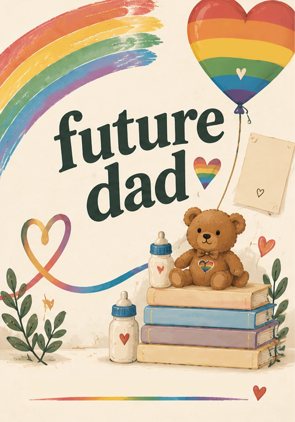 Birthdays - Personalised Card — with punch holes