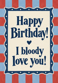 Load image into Gallery viewer, Birthdays - Personalised Card — with punch holes
