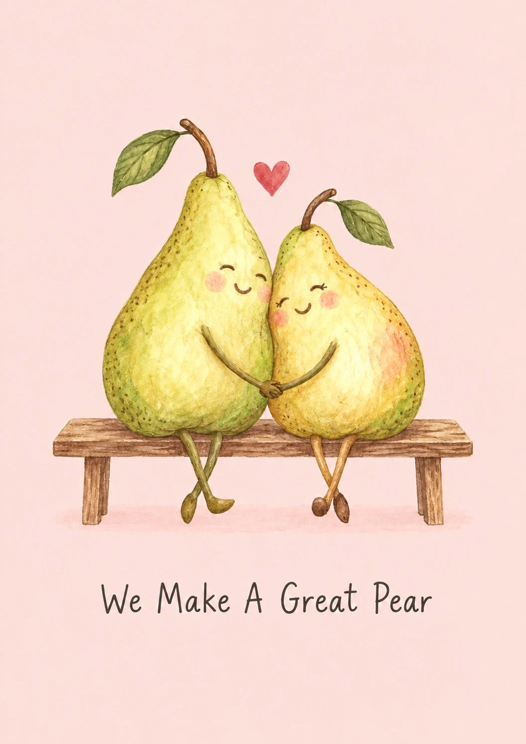 Valentine's day - Personalised Card — with punch holes
